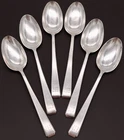 Vintage Towle Sterling S Youth Spoons Craftsman 1932 Sterling Silver SS Set of 6