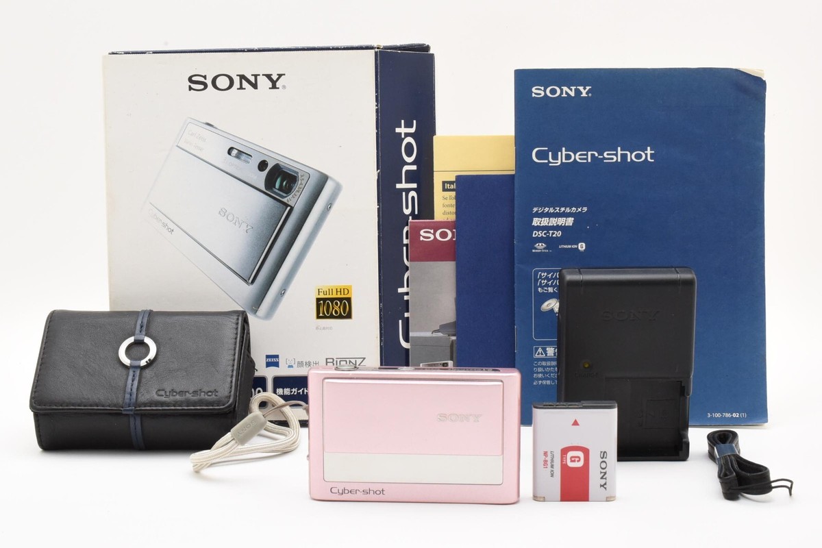 SONY Cyber-shot DSC-T20 Pink Compact Camera Japanese Only