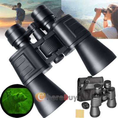 180x100 HD Military Zoom Powerful Binoculars Day/Low Night Optics Hunting & Case