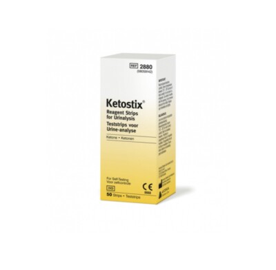 Ketostix Streifen Reagenz zur Urinanalyse Keton 50 Tests