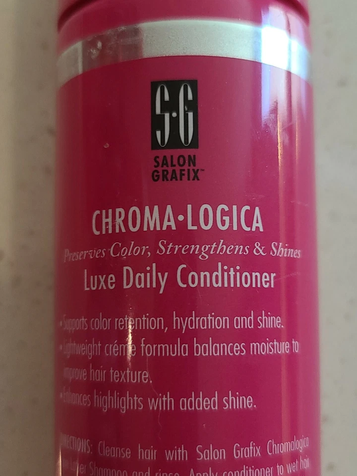 luxurious hair care routine with Salon Grafix SG Chroma-Logica Luxe Lather Condi - Image 4 of 4