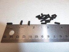 6-32 X 3/8" SET SCREW BLACK OXIDE ALLOY VINTAGE Made in the USA! Qty of 20