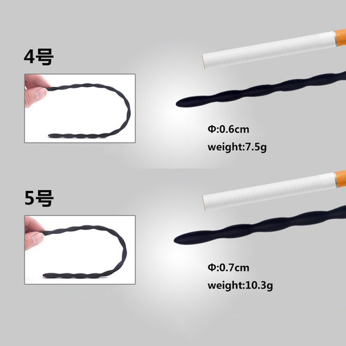 4 PIEZAS Entrenador de Sonido de Silicona Enchufe de Pene Estirador U-retral CaRtheter Dilatador - Imagen 10 de 14