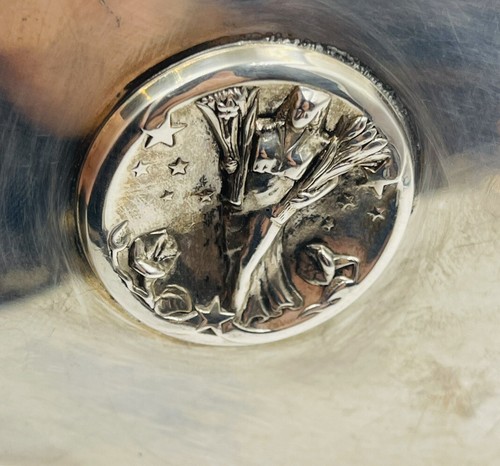 Georg Jensen USA Ancien Argent Sterling Virgo Zodiac Grand Cigarette Étui - Photo 6 sur 12