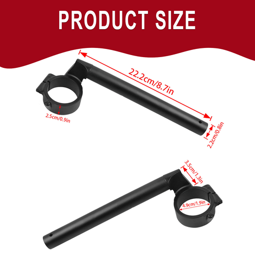 Clip on Handle Bars HandleBars Fits For Honda CBR1000RR CBR 1000 RR 2008-2013 - Picture 3 of 10