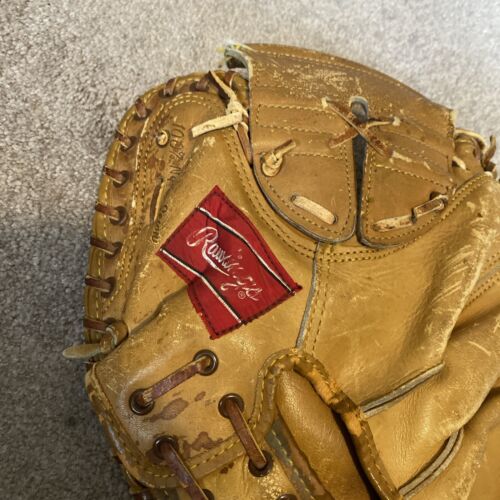 Vintage Rawlings Catcher’s Mitt Glove 218 Doug Camilli Made in USA Pro Design - Picture 2 of 13