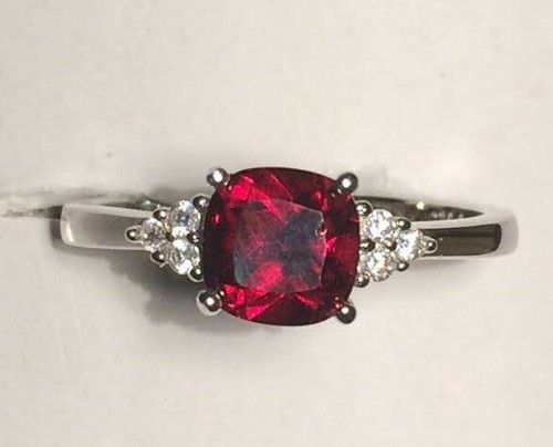 Opal Topaz Peridot Garnet Rings Natural 6x6mm Solid Sterling Silver Size 6-10 US - Picture 12 of 24