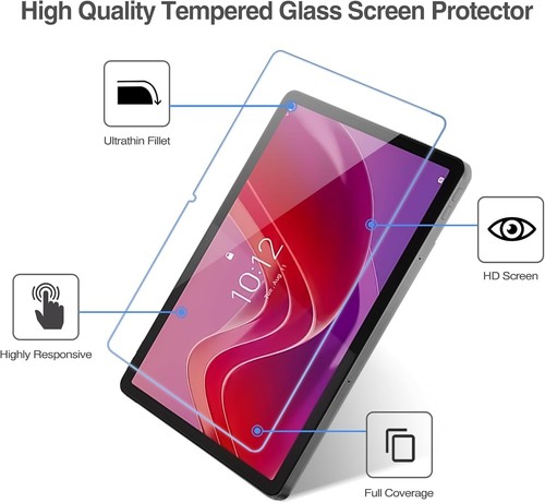 Lenovo Tab M11 Tablet Hülle Sturzsicher Schutz Cover mit Drehbarem Ständer & Gurt - Bild 42 von 46