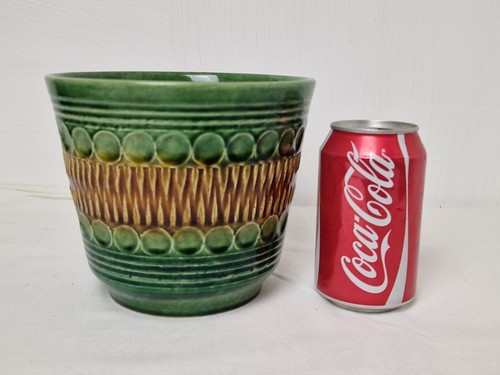 vintage pair of West German Bay Keramik pottery planters 44/16 - Picture 2 of 3