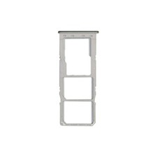 SIM microSD Card Tray Dual for Samsung Galaxy A32 Silver Replacement Repair