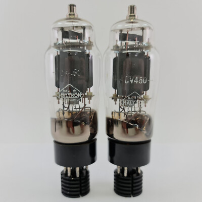 2 X CV450 HALTRON TUBE. 60er Jahre PROD. DUAL HALO GETTER. MATCHED PAIR. 31. ...
