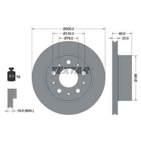 Textar 2X Bremsscheibe 92284303
