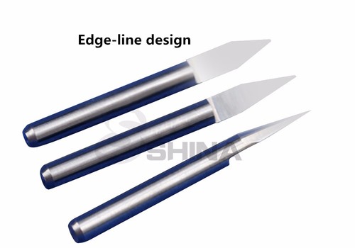 5x 1/8" 3.175mm 20 deg 0.1mm Tungsten Carbide Engraving Bits CNC Router Tool - Picture 7 of 11