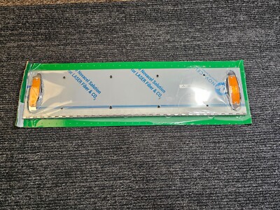 Roadworks Stainless Steel Hinge 2 Plate Holder 32'' W w/2 Super Nova LEDs