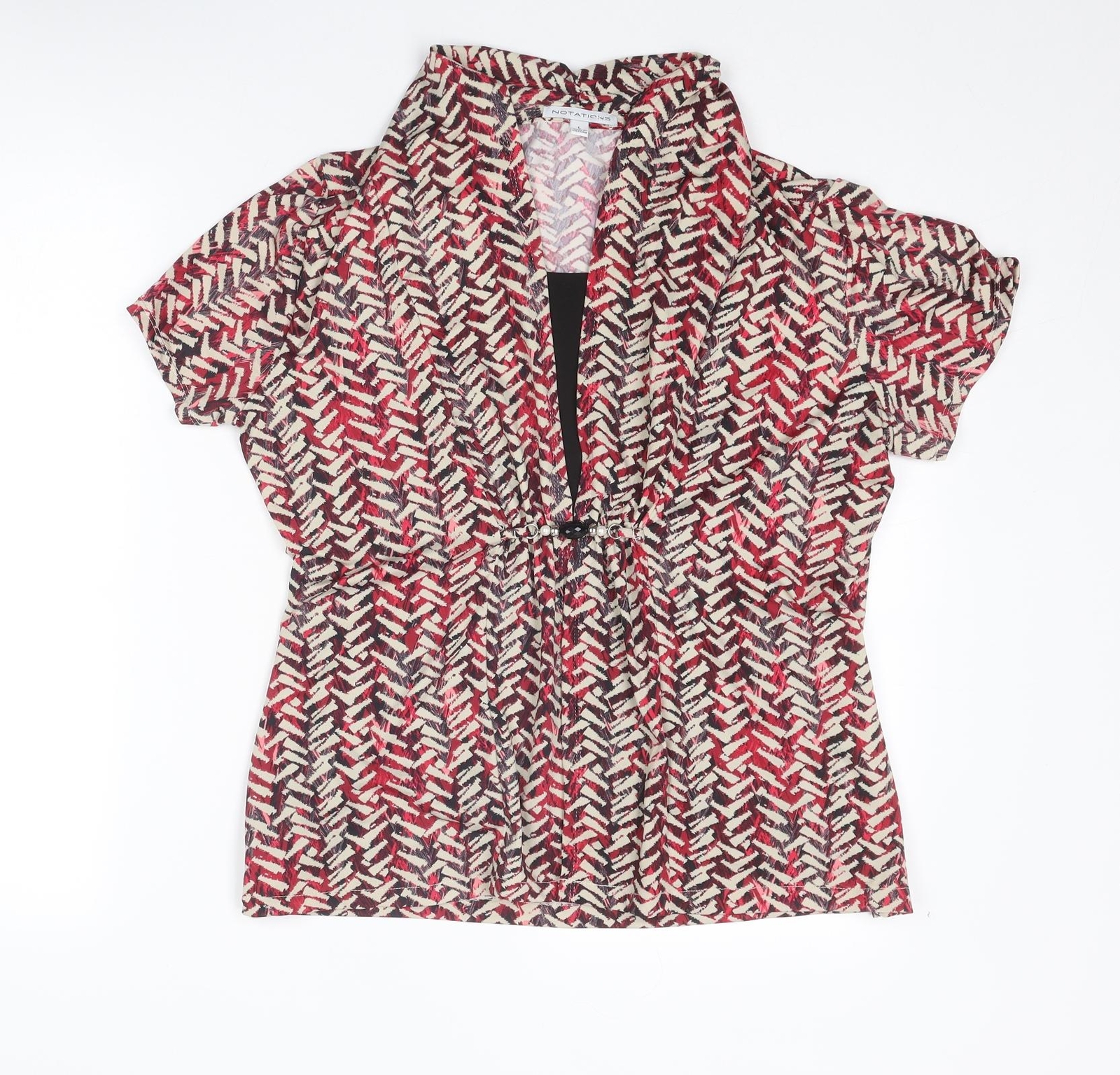 Notations Womens Polyester Blend Blouse Size L - image 1