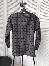 Gianni Versace 1980-1990 Very Rare Vintage Wool Dress 80’s Geometric Print 90s