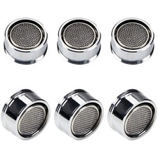 6 Pcs 15/16" Faucet Aerator Replacement Kitchen Sink Faucet Filter for Bathroom