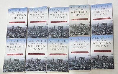 All Quiet on the Western Front Erich Remarque class set of 10 paperbacks Guided