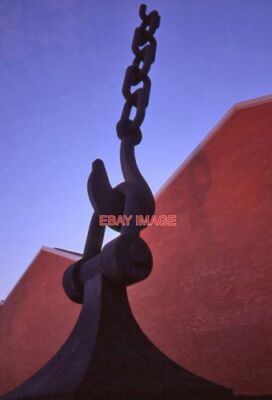 PHOTO  SKYHOOK - SCULPTURE NEAR TRAFFORD PARK HALF A MATCHED PAIR OF 17 METRE ST