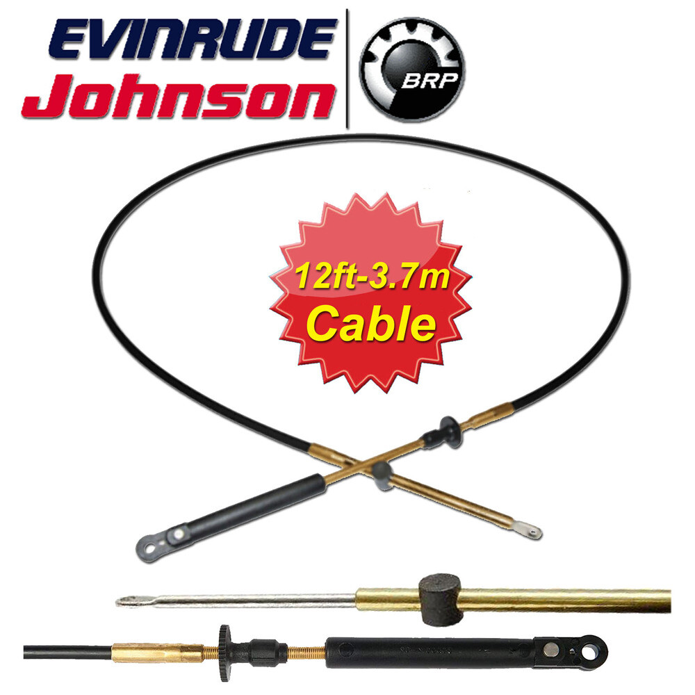 12FT / 3.7m JOHNSON EVINRUDE BOAT Throttle Control Cable outboard motor