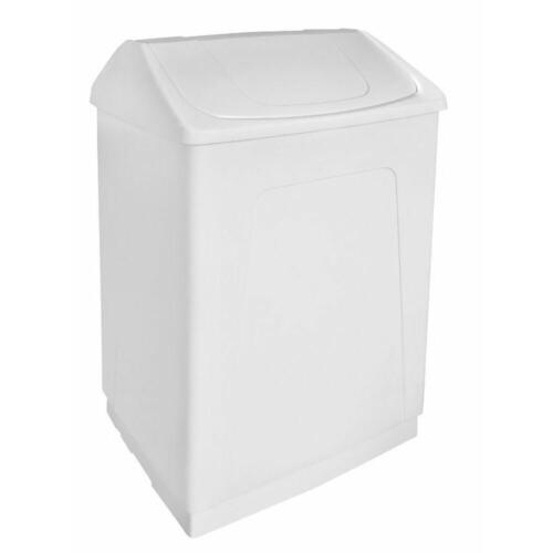 Mülleimer kippbar, 55l, Plastik ABS weiß - Bild 1 von 1