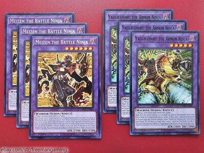 Yugioh Ninja Deck 49 Card Grandmaster Hanzo Saizo Meizen Budget Tournament  Ready | eBay