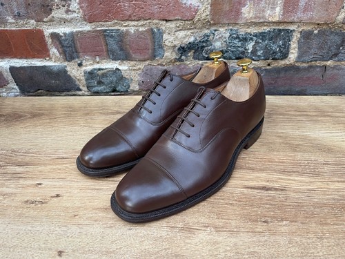 Church's Mens Shoes Custom Grade oxfords calf UK 8 F US 9 EU 42 v minor use - Picture 7 of 16