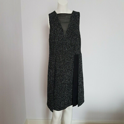 SPORTMAX MAX MARA Kleid 36-38 it.42 Businesskleid Wollkleid BÜRO VIRGIN- WOLLE