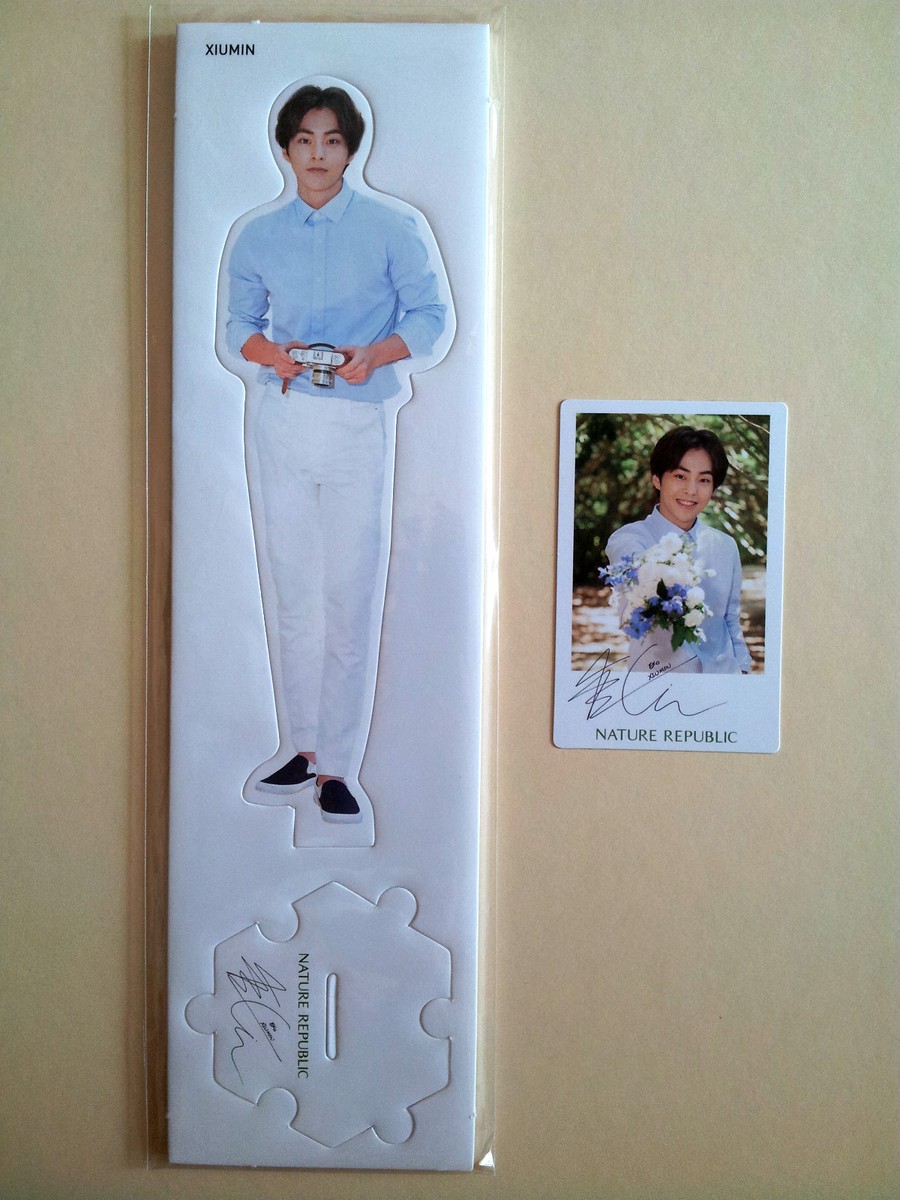EXO Nature Republic OFFICIAL STANDING FIGURE Standee & Photocard