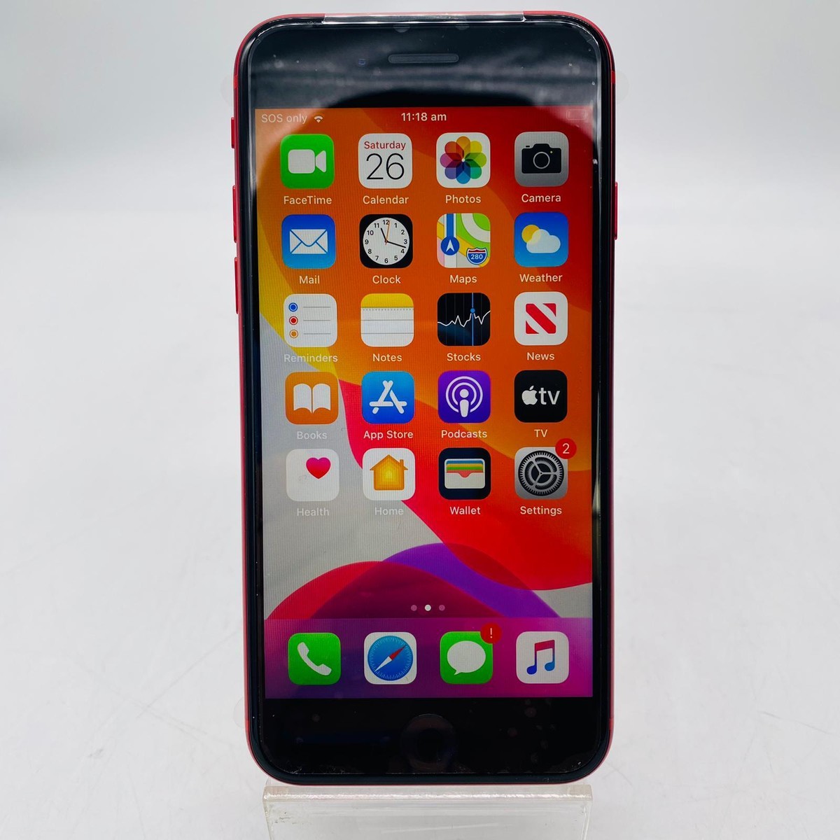 iPhone SE レッド 128GB (MHGV3 J/A) スマートフォン・携帯電話