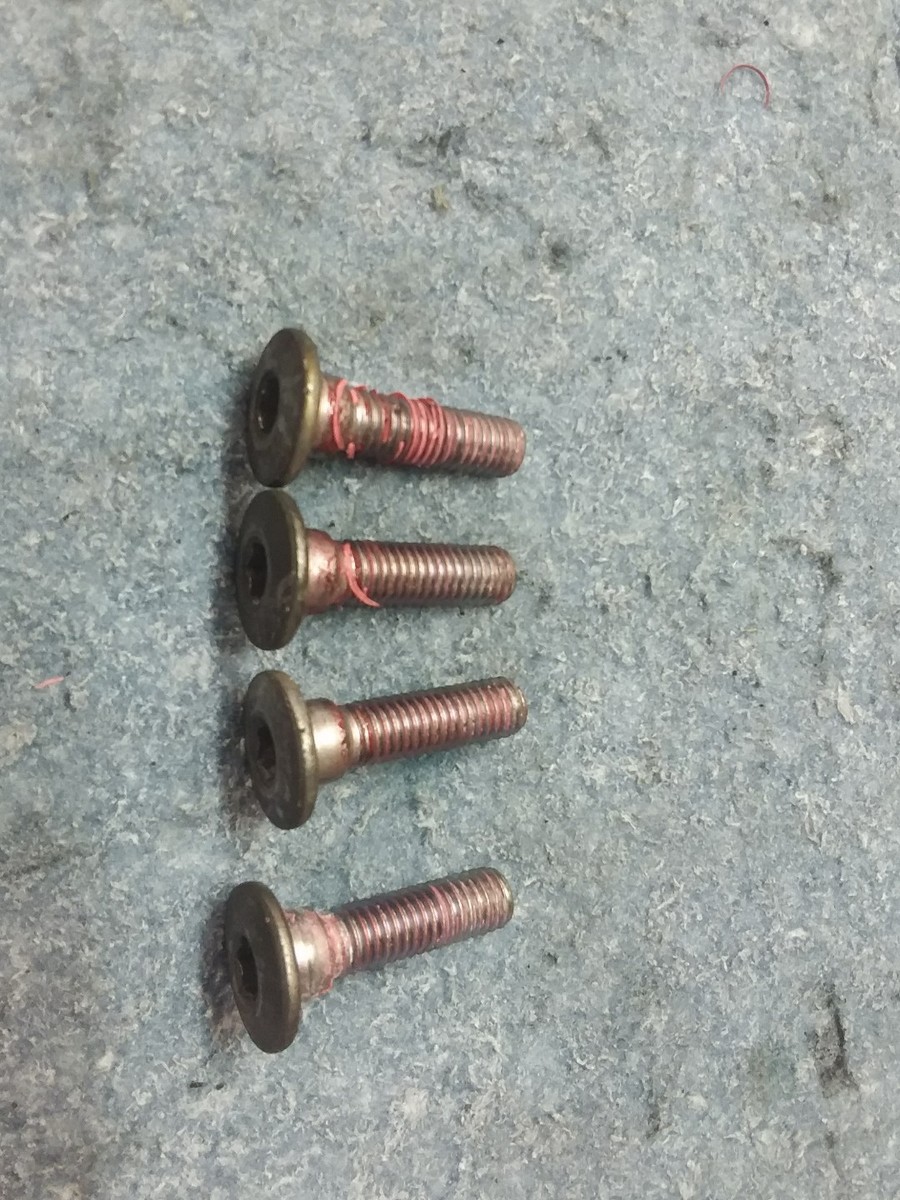 2006 06 Kawasaki zx6R rear rotor bolts 05-06 | eBay