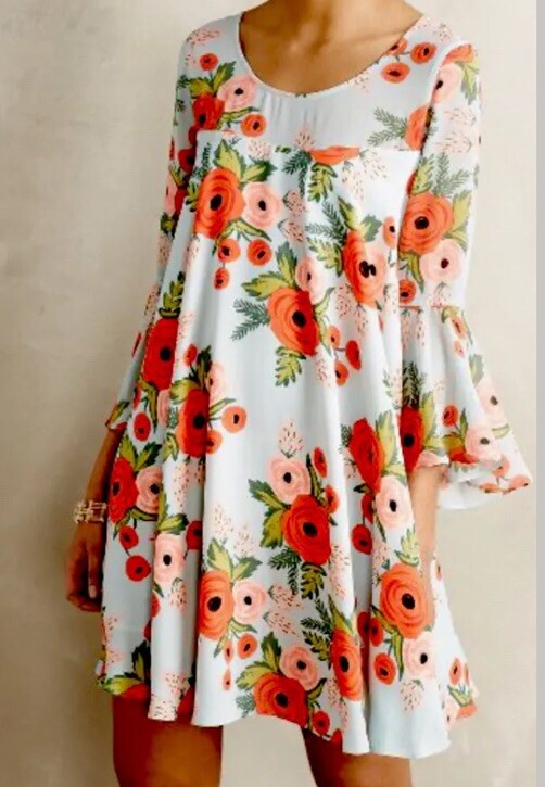 Anthropologie Paper Crown + Rifle Paper Co Poppy Fiel… Gem