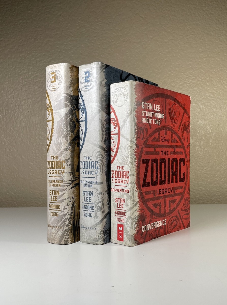The Zodiac Legacy by Stan Lee, Complete Trilogy 1 PB & 2 HC w
