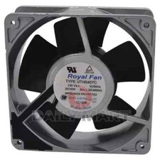 New In Box ROYAL FAN UTHS457C Metal Cooling Fan AC 230V 20/18W
