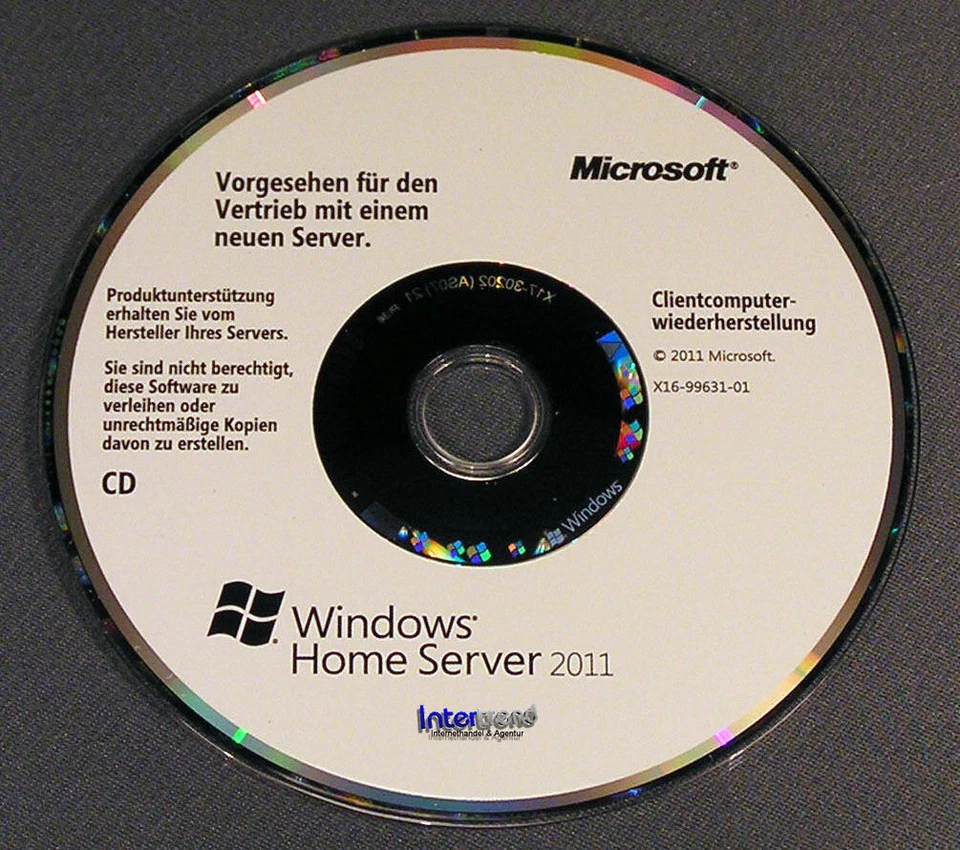 Microsoft Windows Home Server 2011 + 10 CAL Vollversion 64-Bit Box + DVD OVP - Bild 4 von 4