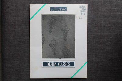 Vintage Aristoc Feinstrümpfe Strümpfe Muster Einheitsgröße Schwarz 15 den Neu