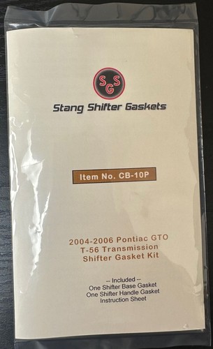 Kit de juntas de cambio para '04-'06 GTO T-56. ¡Reduce el NVH! ¡Interior silencioso! - Imagen 2 de 2