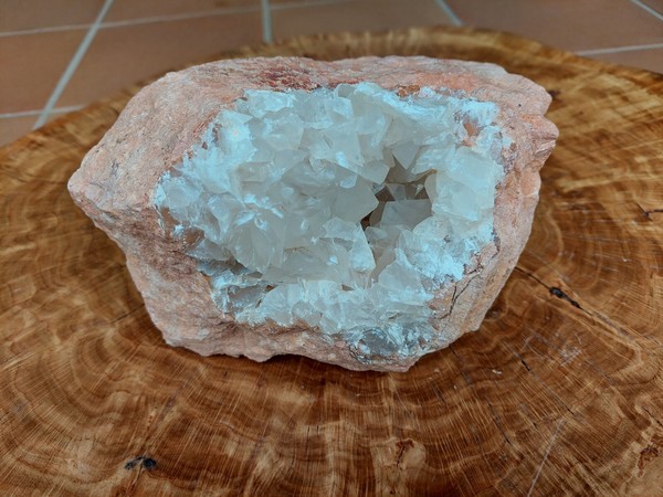 Calcita en matriz - Big Calcite matrix - Arcones Segovia Spain 20x12x12cm 2kg