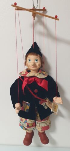 Muñeca marioneta Pinocho de Daniela di Mazzolani hecha a mano en Italia 50 cm - Imagen 1 de 16