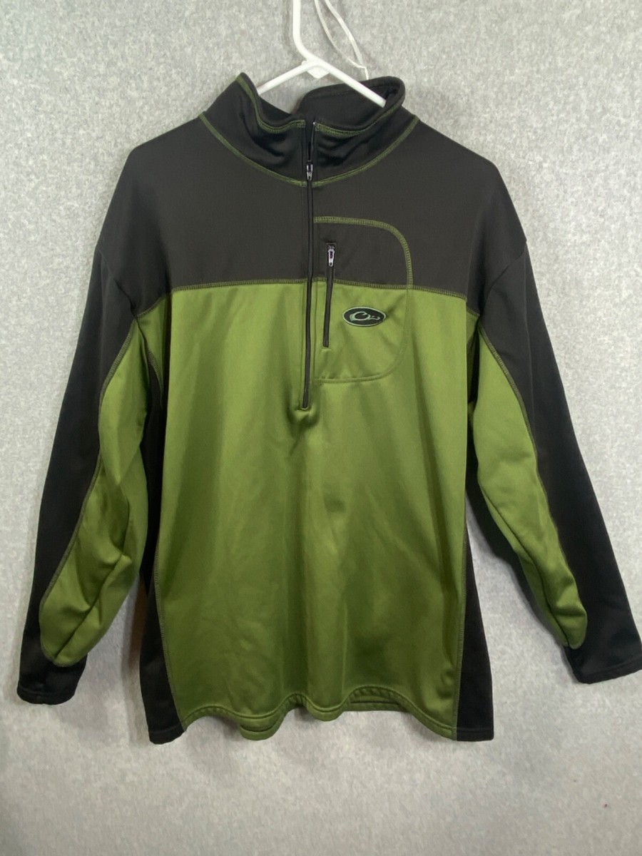 Drake Waterfowl Systems XL Green Pullover 1/4 Zip Hunting