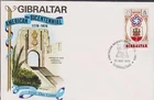 GB - GIBRALTAR 1976 Bicentenary of the American Revolution 25p Emblem SG 361 FDC