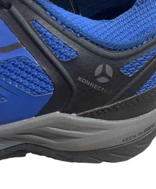 Scarpe da trekking da lavoro Keen Utility Flint blu nero KonnectFit ReGen punta in carbonio 6 5 m