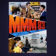 MMM 83 MISSIONE MORTE MOLO manifesto poster Anna Maria Pierangeli Spy C86