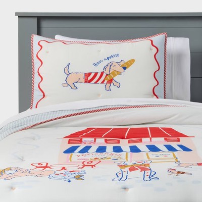 Full/Queen Patisserie Scene Kids' Comforter Set - Pillowfort
