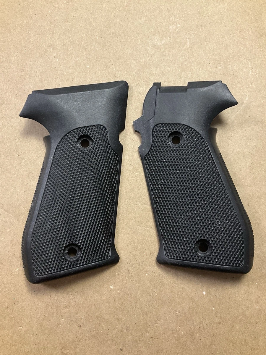 Vintage Sig Sauer P220 Grips Factory 1989 German Checkered Black