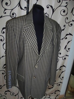 DIGEL Herren Blazer Sakko IT54 US UK 42 Schwarz Kerb Revers Stretch sv9755