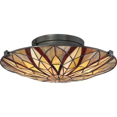 Victory - 2 Light Medium Semi-Flush Mount Flush Mount Quoizel Lighting