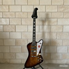Vintage Sunburst Electric Guitar Solid Body Firebird H-H-H Pickups Fixed Bridge