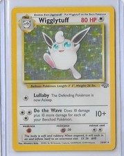 wigglytuff holographic pokemon card value 1999 Nintendo Jungle Wigglytuff-Holo Colorless Pester (30+) If the Defending Pokmon is affected by a Special Condition Wigglytuff ex 040/165 - Pokemon
