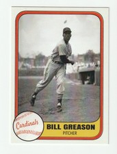 Bill Greason Novelty Baseball Card St. Louis Cardinals Birmingham Black Barons